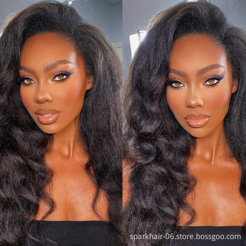 10A Grade Kinky Straight Remy Hair Bundles Yaki Human Hair Weave Cuticle Aligned Raw Virgin Hair Extensions